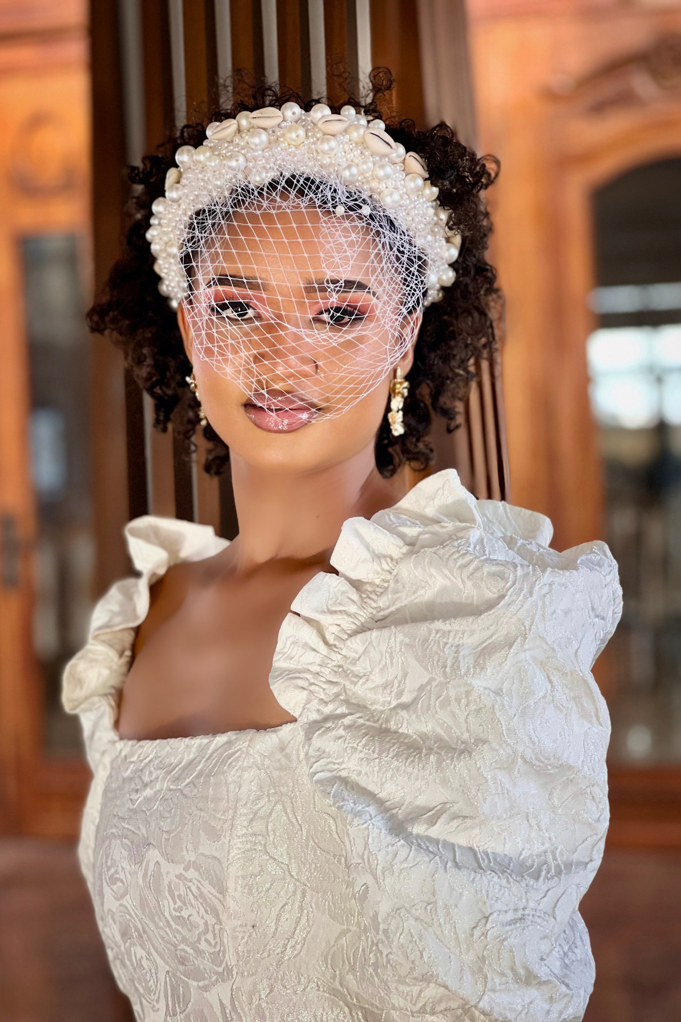 ALBA– Bijou de tête perlé | Collection Noble Eclat Wedding Collection 2025