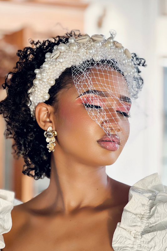 ALBA– Bijou de tête perlé | Collection Noble Eclat Wedding Collection 2025
