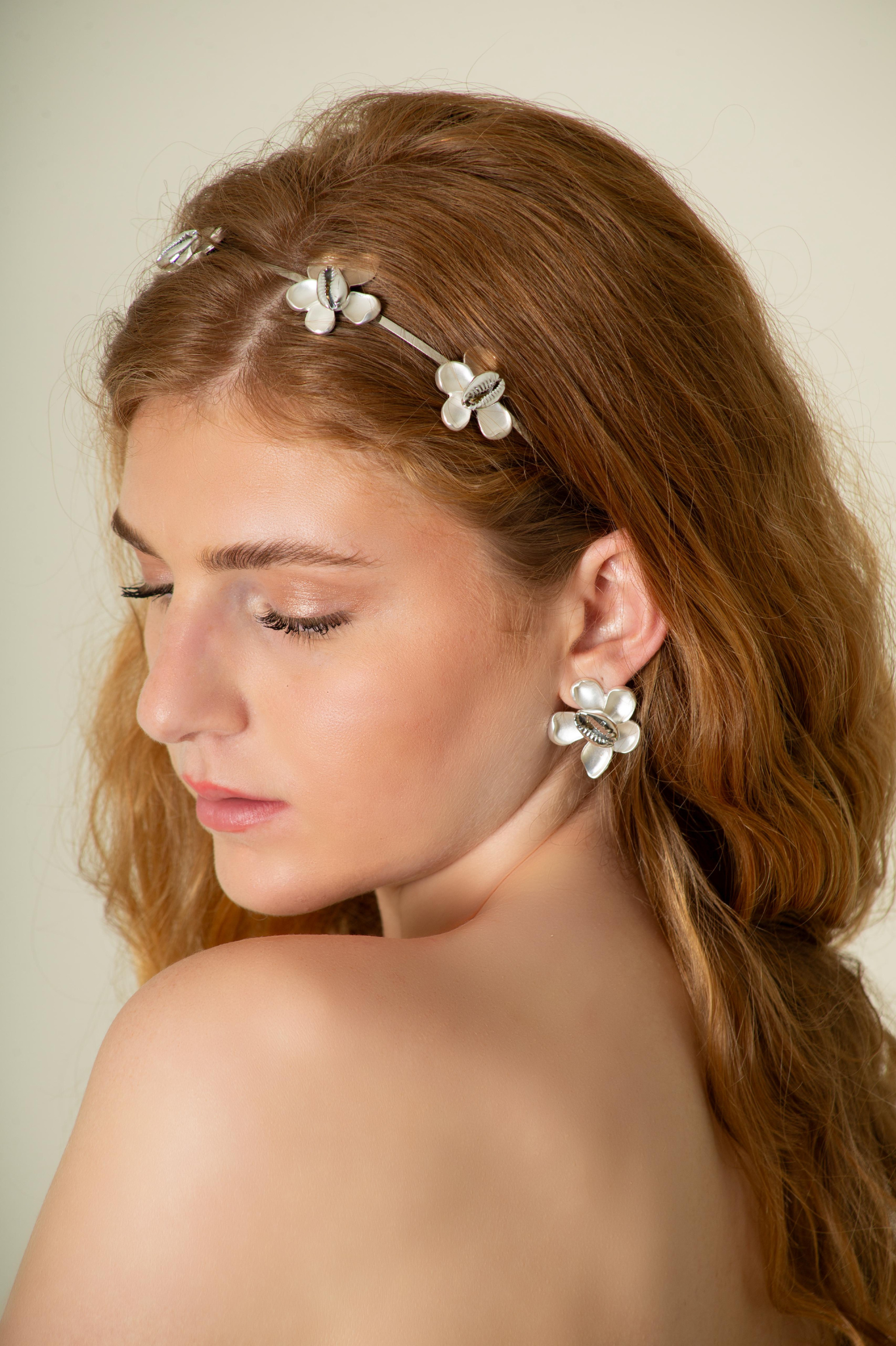 Mimi - Serre-tête et Bloucles d'oreilles assorties