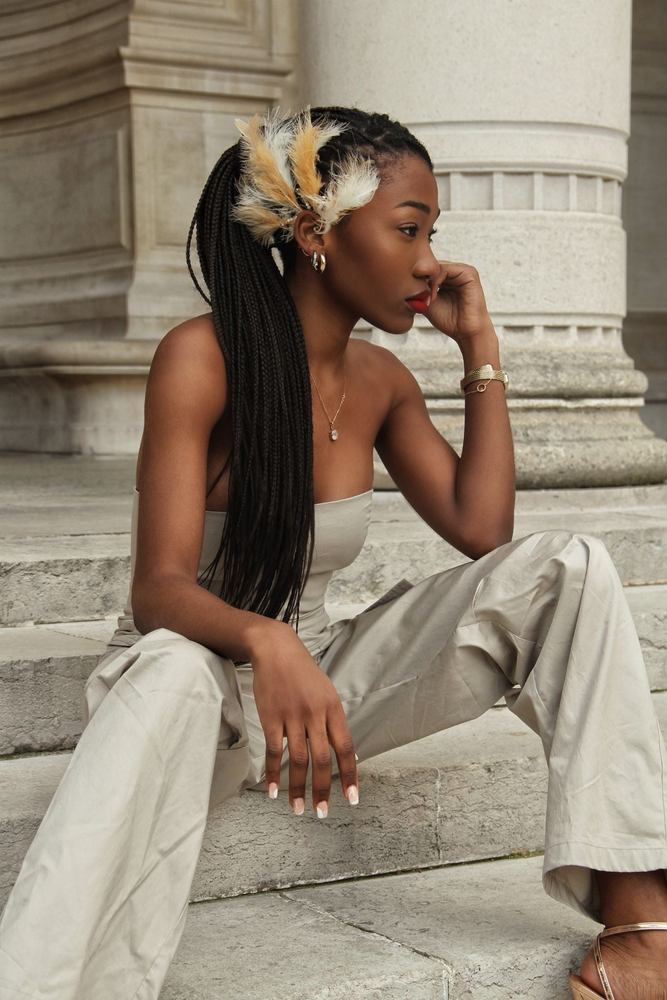 Plume — Bijou d’Oreille
