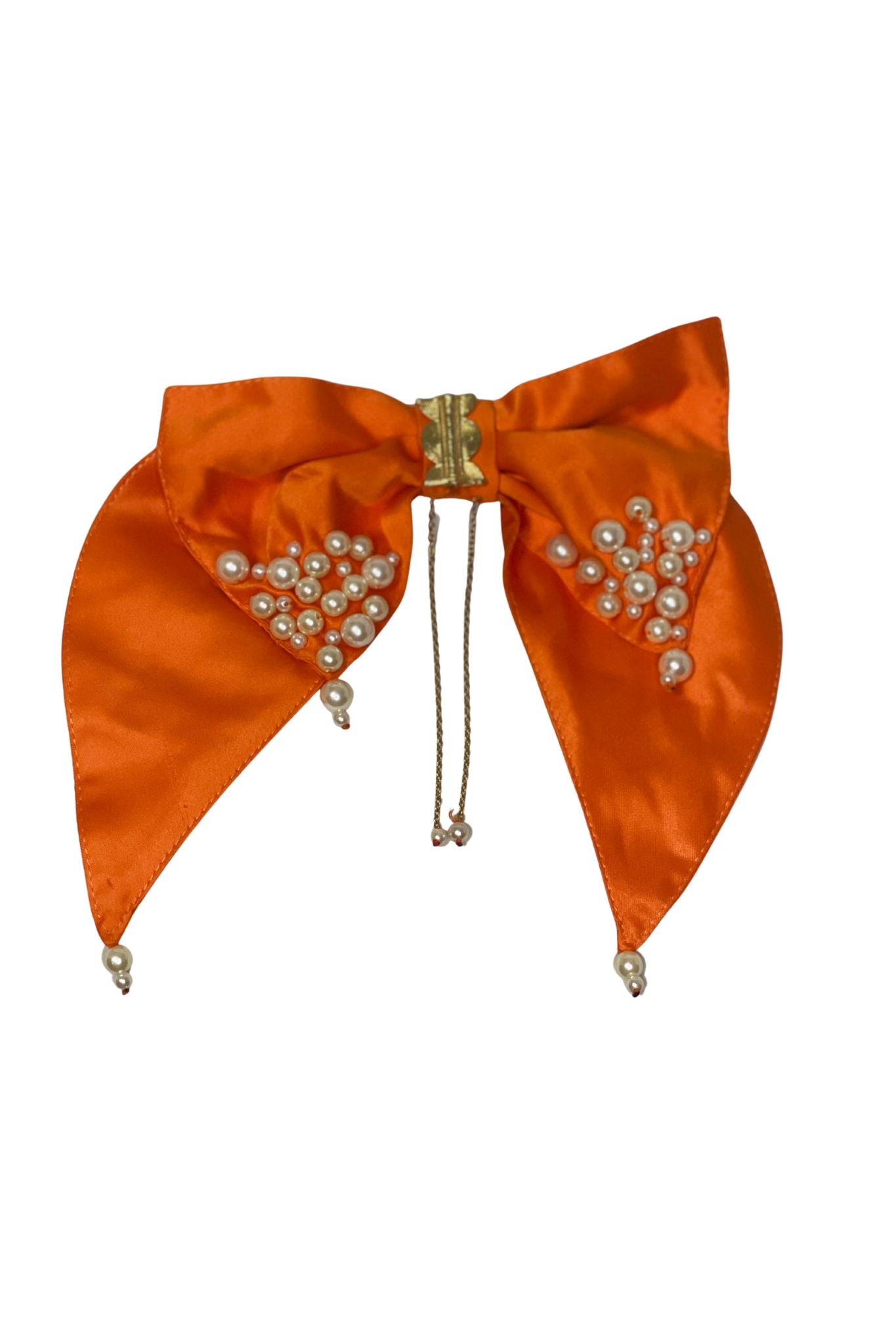 Noeud brodé de perles et de bijou anka - édition artisanale