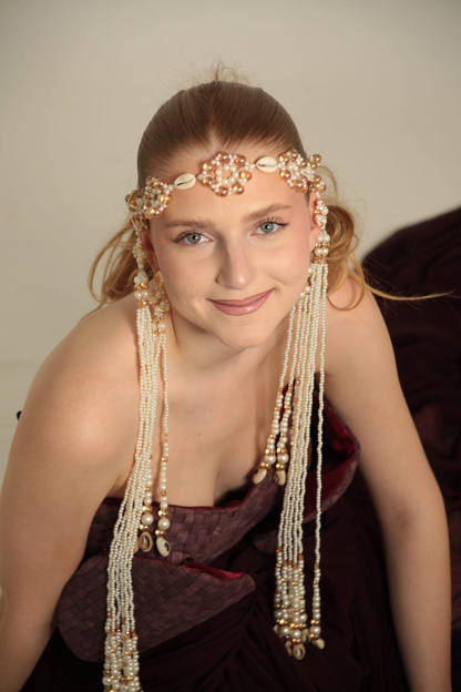 Mira - bijoux de tête et boucle d'oreille