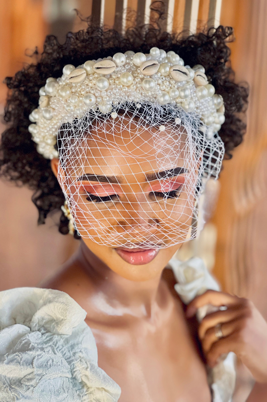 ALBA– Bijou de tête perlé | Collection Noble Eclat Wedding Collection 2025