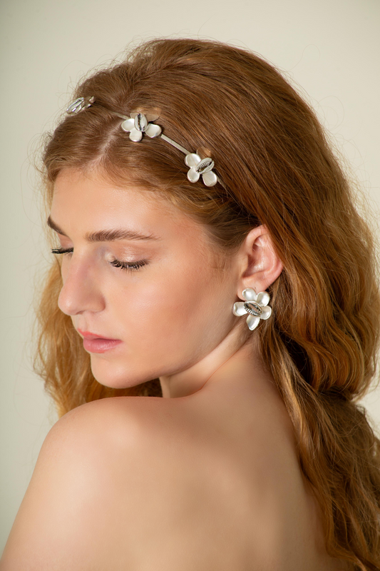 Mimi - Serre-tête et Bloucles d'oreilles assorties