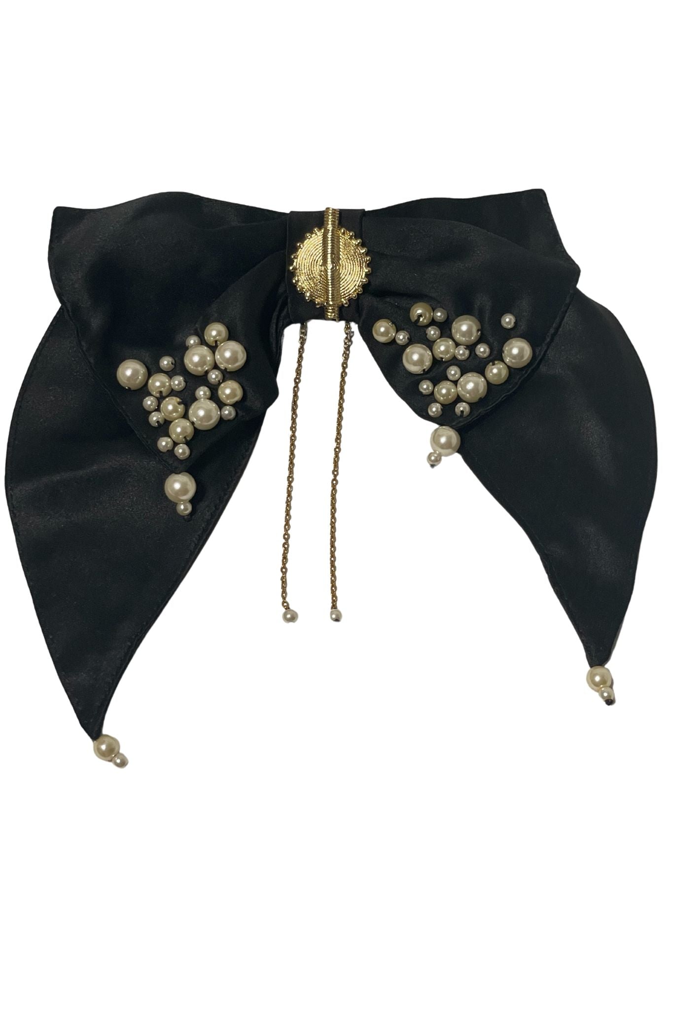 Noeud brodé de perles et de bijou anka - édition artisanale
