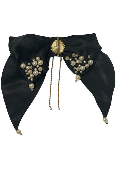 Noeud brodé de perles et de bijou anka - édition artisanale